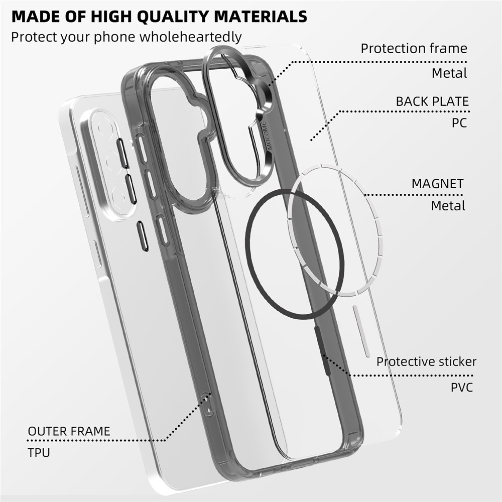 Samsung Galaxy A56/A36 - Hard Case With Wallet Black - 6