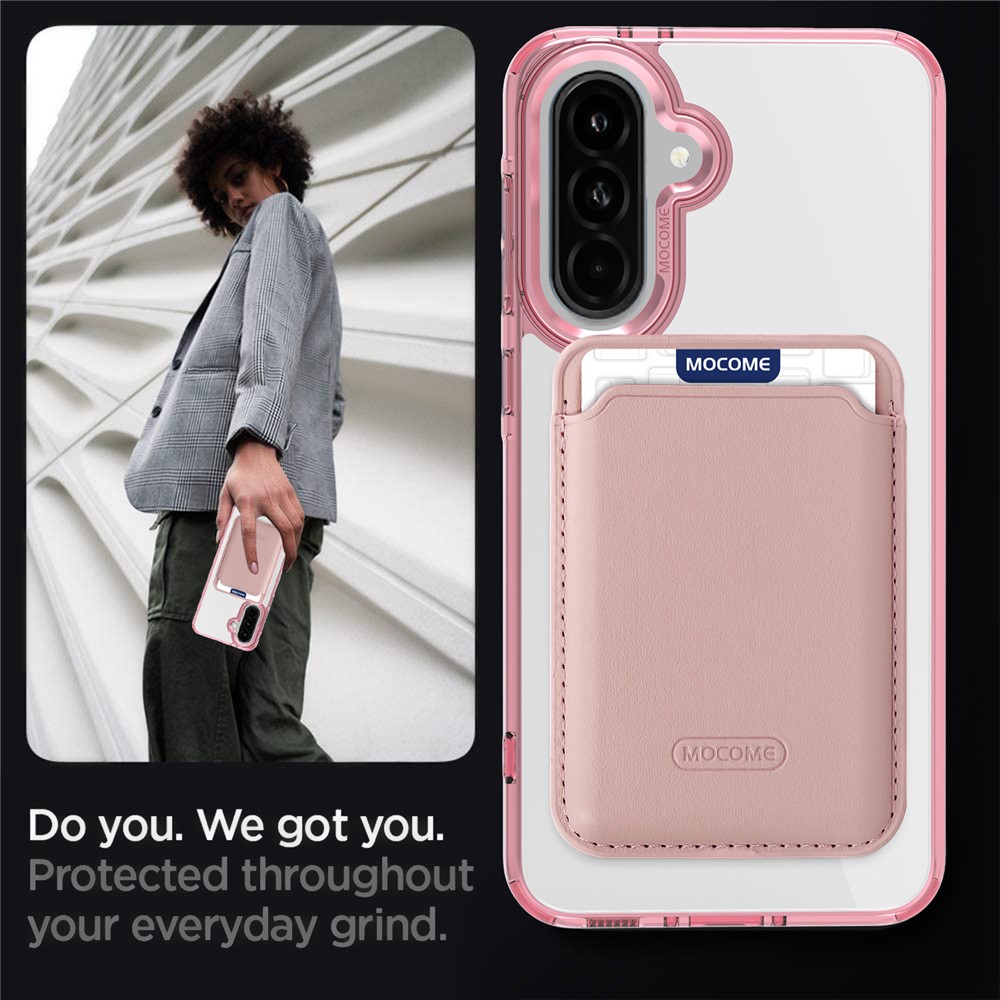 Samsung Galaxy A56/A36 - Hard Case With Wallet Pink - 6