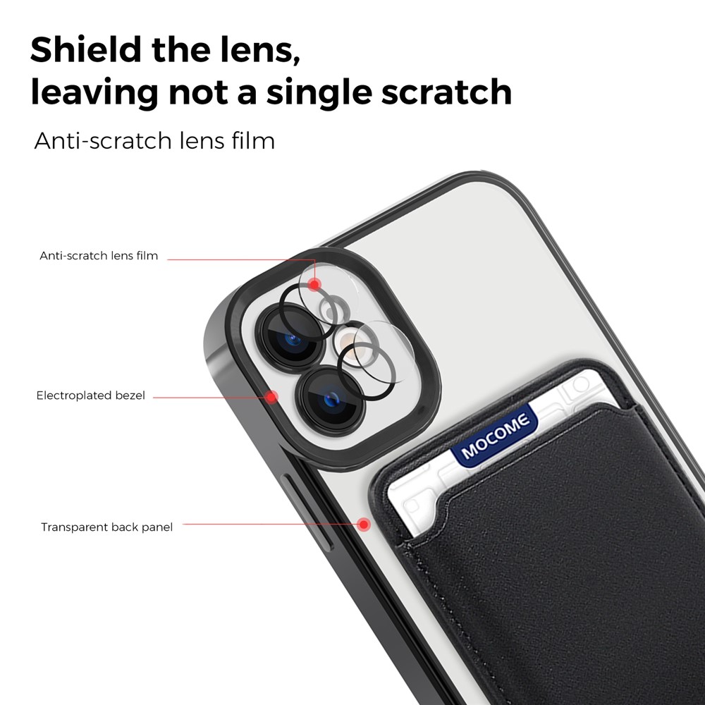 iPhone 11 - Hard Case With Wallet Black - 5