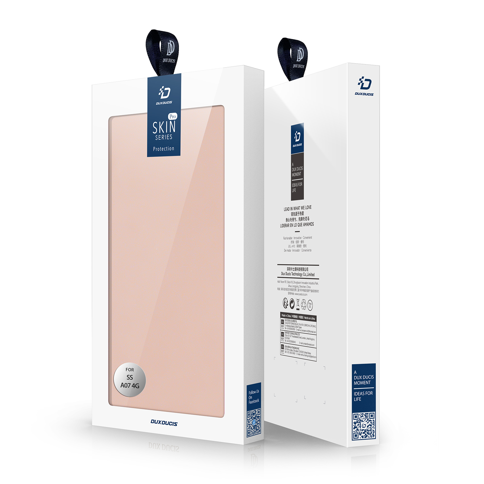 Samsung Galaxy A07 - DUX DUCIS Skin Pro Series Leather Pink - 2