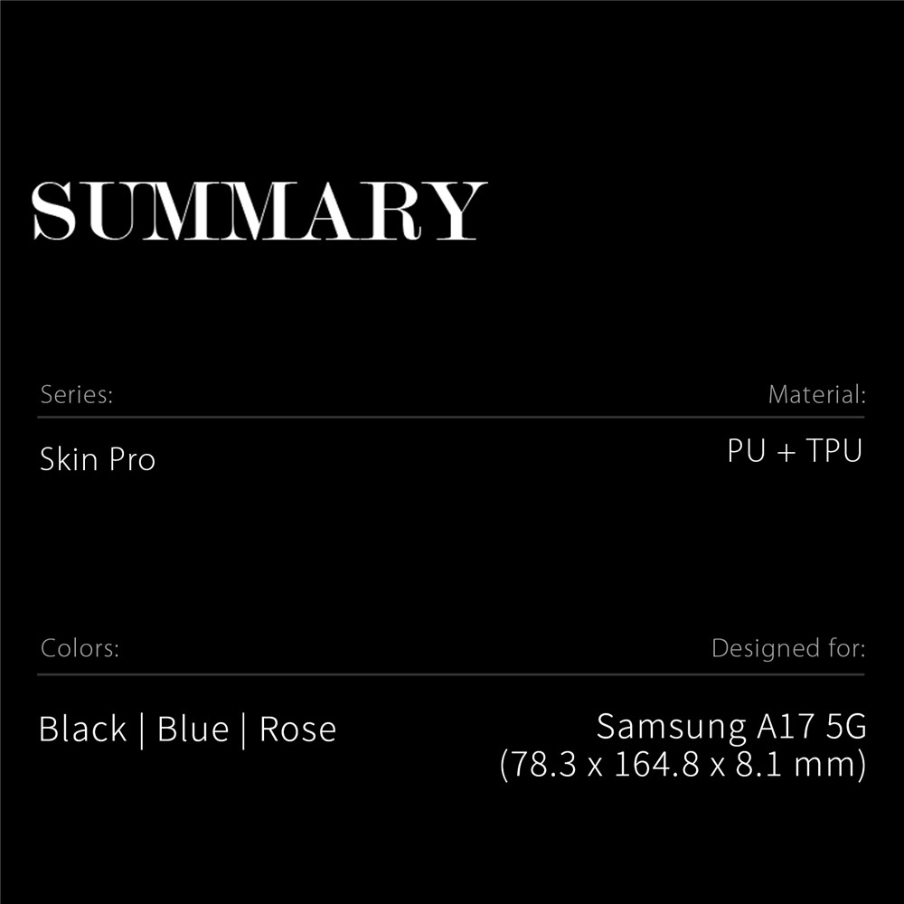Samsung Galaxy A17 - DUX DUCIS Skin Pro Series Leather Pink - 3