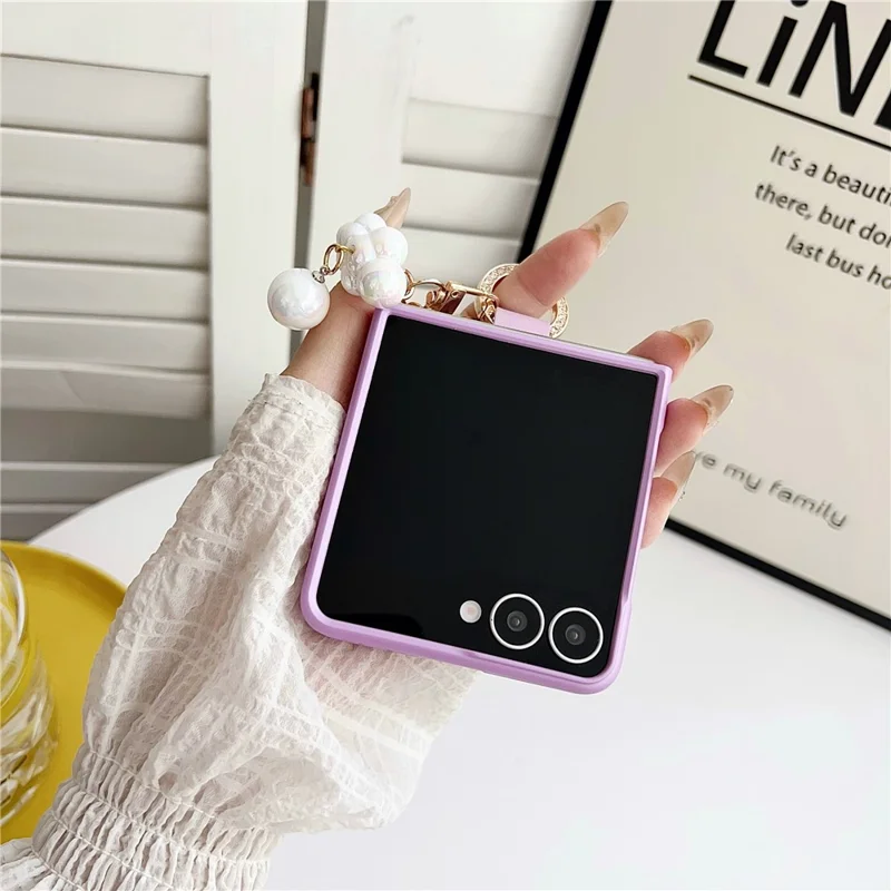 Samsung Galaxy Z Flip 7 - Ultra Slim Pearl Pendant Purple - 4