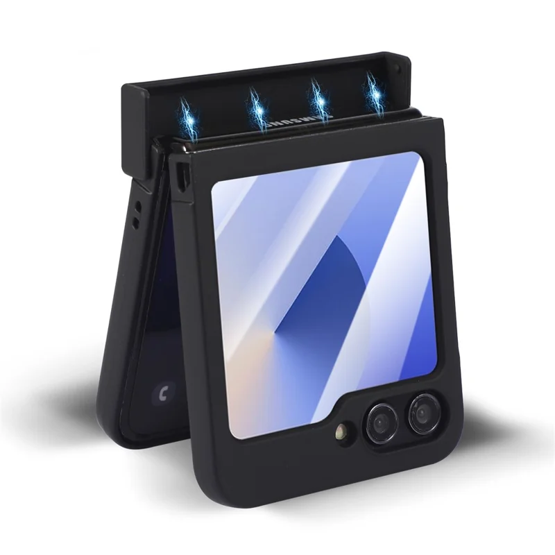 Samsung Galaxy Z Flip 7 - Kickstand Electroplated Black - 3