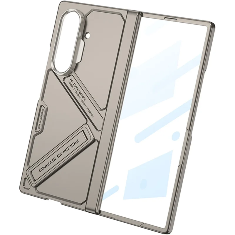 Samsung Galaxy Z Fold 7 - GKK Kickstand With Tempered Glass Black - 5