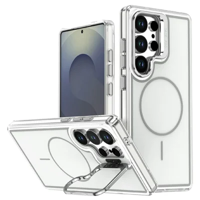 Samsung Galaxy S25 Ultra - Matching Color Lens Kickstand White