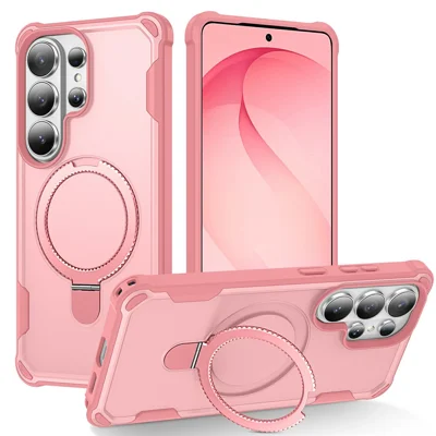 SS Gxy S26 Ultra - Shockproof Kickstand Pink